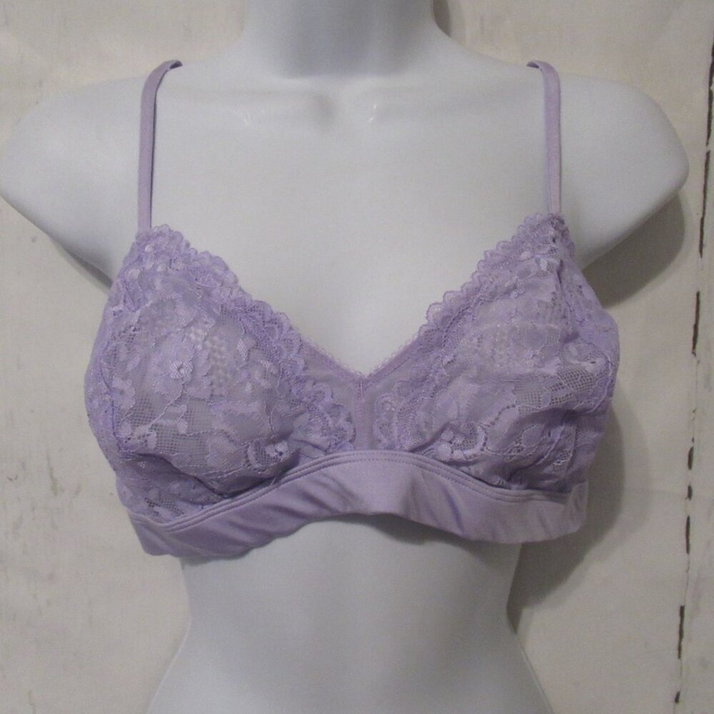 Fenty X Savage Bra XL X Large Lavender Purple Bralette Wireless Wire Free